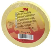 Taśmy klejące - Scotch 9545 N y19 taśma klejąca z tkaniny, 1 rolka, 19 MM X 50 m, żółty 9545N Y19 - miniaturka - grafika 1