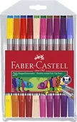 Pozostałe akcesoria dla plastyków - Faber-Castell Faber Castell podwójne mazaków, 20er etui 4005401511199 151119 - miniaturka - grafika 1