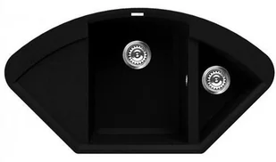 Elleci Easy Corner 40 Full black - Zlewozmywaki - miniaturka - grafika 2