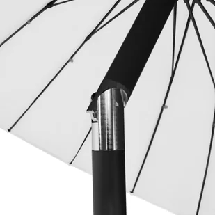 vidaXL Parasol ogrodowy na słupku aluminiowym, 270 cm, piaskowy 47305 - Parasole ogrodowe - miniaturka - grafika 6