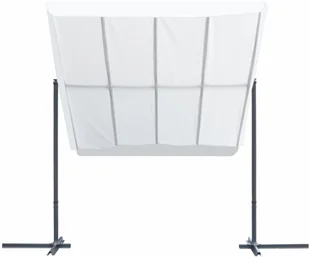vidaXL Altana z przechylanym i suwanym dachem, 350x250x225 cm, kremowa - Pozostałe meble ogrodowe - miniaturka - grafika 9