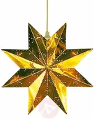 Ozdoby bożonarodzeniowe - Best Season Perforowana gwiazda z błyszczącego mosiądzu - miniaturka - grafika 1