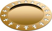 Tace i patery - Alessi Taca Girotondo Gold KKGTGD - miniaturka - grafika 1
