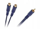 Kable komputerowe i do monitorów - Kabel 1 X Rca Wtyk - 2 Gniazda Rca 0.2M - miniaturka - grafika 1