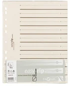 Przekładki do segregatorów - Pagna 44062  09 notatniki Rexel Advance posiadają, A4, Easy RIP, 10 sztuki, Beige 44062-09 - miniaturka - grafika 1