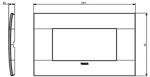 Vimar 4M biały 19654.74 - Klawisze i ramki - miniaturka - grafika 6
