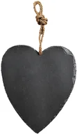 Dekoracje domu - Kesper Ozdobna kamienna zawieszka w kształcie serca serce ozdobne zawieszka na okno dekoracje wnętrz kamienne ozdoby łupek Kesper B003QOUVX8 - miniaturka - grafika 1