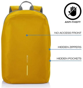 XD Design Plecak na laptop Bobby Soft Żółty - Torby na laptopy - miniaturka - grafika 10