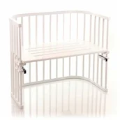 Łóżeczka i kojce - Babybay Maxi łóżko pomocnicze biały lakierowany - miniaturka - grafika 1