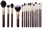 Pędzle do makijażu - Jessup T282 Zestaw 15 Pędzli Zinfandel - miniaturka - grafika 1