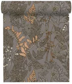 Tapety - Tapeta Floral Impression 377519 brązowa winylowa na flizelinie - miniaturka - grafika 1