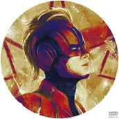 Fototapety - Komar Fototapeta Avengers Painting Captain Marvel Helmet DD1-054 DD1-054 - miniaturka - grafika 1