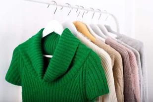 Wieszak drewniany RONDO komplet 10 szt biały W.RONDO.BIA.10.FSC - Wieszaki do szafy - miniaturka - grafika 7