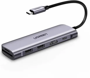 UGREEN Adapter 6w1 UGREEN Hub USB-C do 2x USB 3.0 + HDMI + SD/MicroSD + PD - Adaptery i przejściówki - miniaturka - grafika 3