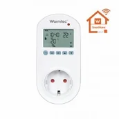 Regulatory i termostaty - Warmtec EMULTIMAX Regulator temperatury termostat GRT-01 z Wi-Fi gniazdkowy pokojowy - miniaturka - grafika 1
