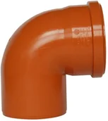 Odwodnienia, kanały i akcesoria - Pipelife Kolano kanalizacyjne 87° 160 mm pomarańczowe - miniaturka - grafika 1