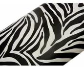 Okleiny - Gekkofix Folia Okleina Meblowa Samoprzylepna BIAŁO-CZARNA ZEBRA 45x50 W28 W28-045-0050 - miniaturka - grafika 1