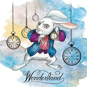 Wyposażenie pokoiku dziecięcego - Alice Through The Looking Glass Alicji w krainie czarów Alice Through The looking Glass  Wonderland obraz na płótnie WDC95669 - miniaturka - grafika 1