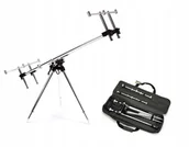 Inne akcesoria dla wędkarzy - Stabilny Stojak Karpiowy Tri Pod +pokrowiec 90106 - miniaturka - grafika 1