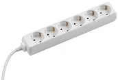 Przedłużacze i rozgałęźniki - Meister listwa zasilająca 1,4 m, biały, IP20, biały 7430410 - miniaturka - grafika 1