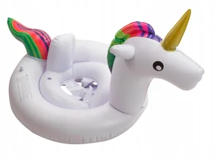 Koło dmuchane dla dzieci Jednorożec z siedziskiem - Materace dmuchane i koła do pływania - miniaturka - grafika 2
