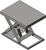 Stoły warsztatowe - 018 01860194 Podnośnik podest nożycowy cylindry ze stali nierdzewnej udźwig 2000 kg wymiary 1400x1100mm skok 900mm moc 1,1kW) 60194-uniw - miniaturka - grafika 1