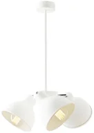 Lampy sufitowe - Lampex Żyrandol Zoe 3, biały, 52x37 cm - miniaturka - grafika 1