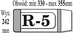 IKS Okładka książkowa regulowana R5 (50szt) 13 - Szkolne artykuły papiernicze - miniaturka - grafika 2