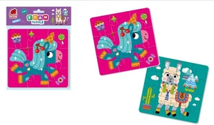 Roter Kafer Piankowe puzzle 2w1. Jednorożec i lama - Maty piankowe - miniaturka - grafika 3