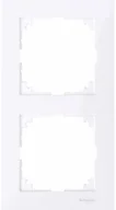 Klawisze i ramki - Schneider Merten-Ramka-M-Pure-2-krotna-biały-active MTN4020-3625 - miniaturka - grafika 1