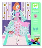 Prace ręczne dla dzieci - Djeco Zestaw do wyszywania Fashion Week - miniaturka - grafika 1