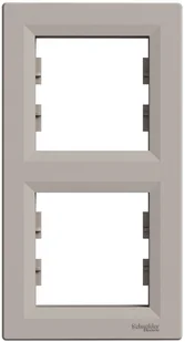 Schneider Electric Schneider Asfora Ramka 2-krotna pionowa BRĄZ EPH5810269 EPH5810269 - Klawisze i ramki - miniaturka - grafika 2