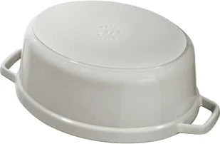 Staub Garnek żeliwny owalny La Cocotte 3,2 L biała trufla 40501-422-0 - Garnki - miniaturka - grafika 3