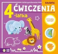 Ćwiczenia 4-latka Edulatki - Literatura popularno naukowa dla młodzieży - miniaturka - grafika 2