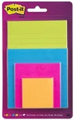 Etykiety samoprzylepne i bloki etykiet - Post-It 3M Bloczek samoprzylepny Super Sticky (4622-SSEU), mix rozmiarów, 4x45 kart., zawieszka, mix kolorów 3M-70005297190 - miniaturka - grafika 1