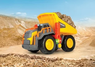 Dickie Toys Wywrotka Volvo Construction z 3 światłami i dźwiękiem Toys 725335 - Samochody i pojazdy dla dzieci - miniaturka - grafika 11