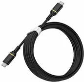 Kable USB - 3M OtterBox OtterBox Wydajny kabel do szybkiego ładowania USB C na USB C PD czarny 78-52671 - miniaturka - grafika 1