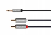 Kable komputerowe i do monitorów - Kabel Jack 3.5 Wtyk Stereo - 2RCA 10M - miniaturka - grafika 1