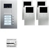Domofony - TCS prepack Video ta zaawansowana seria udostępnia potęgę funkcjonalności istniejących hybrydowych 4 przyciski Up, pvu1740  0010 - miniaturka - grafika 1
