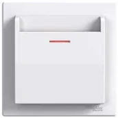 Inne akcesoria elektryczne - SCHNEIDER ASFORA Łącznik hotelowy mechaniczny biały EPH6200121 EPH6200121 - miniaturka - grafika 1