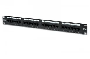 Digitus Patch panel 24-portowy UTP kat5e 19cal DN-91524U - Panele krosownicze - miniaturka - grafika 11