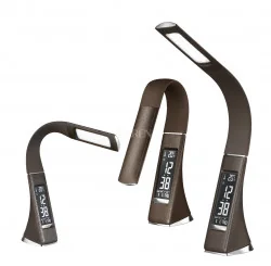 Platinet Lampka DESK LAMP 7W ECO-LEATHER + CALENDAR BROWN 43599 (PDLU2BR) - Lampy stojące - miniaturka - grafika 2