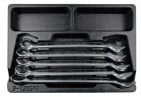 KING TONY Zestaw kluczy płasko-oczkowych 9-1205MR, 27-32 mm - Zestawy narzędziowe - miniaturka - grafika 2