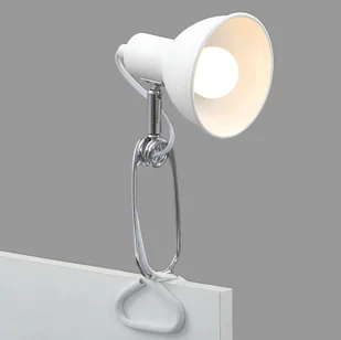 Briloner Lampa z klipsem 2790 z metalowym kloszem, biała - Lampy stojące - miniaturka - grafika 5