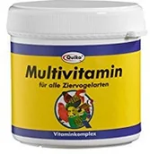 Karma dla ptaków - Quiko Kompleks quiko multivitamin  witamin w postaci proszku do wszystkich rodzajów ptaków ozdobnych, puszka 200105 - miniaturka - grafika 1