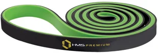 HMS Guma do ćwiczeń GU06 zielono-czarna 17 x 5 x 2250 mm - 1008619 - Gumy, taśmy, ekspandery - miniaturka - grafika 2