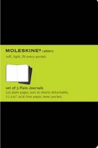 Moleskine Cahier notes, okładka kartonowa, zestaw 3 sztuki, gładki, rozmiar XL, kolor czarny S05033 - Notesy i bloczki - miniaturka - grafika 2