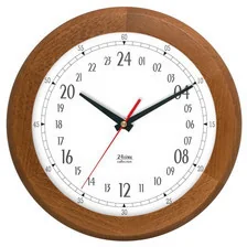 Atrix Zegar 24-godzinny drewniany rondo #3 ATW301H24C - Zegary - miniaturka - grafika 2