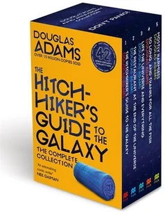 Pan Books The Complete Hitchhikers Guide Box Set Douglas Adams - Powieści Pan Books The Complete Hitchhikers Guide Box Set Douglas Adams - Powieści - miniaturka - grafika 1