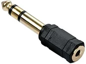 Kable komputerowe i do monitorów - LINDY Lindy Audio Adapter 3,5 MM Female do 6,3 MM Male pozłacany 35620 - miniaturka - grafika 1